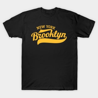 Vintage New York Brooklyn ,Vintage  Brooklyn Schriftzug, Vintage Brooklyn Logo T-Shirt
